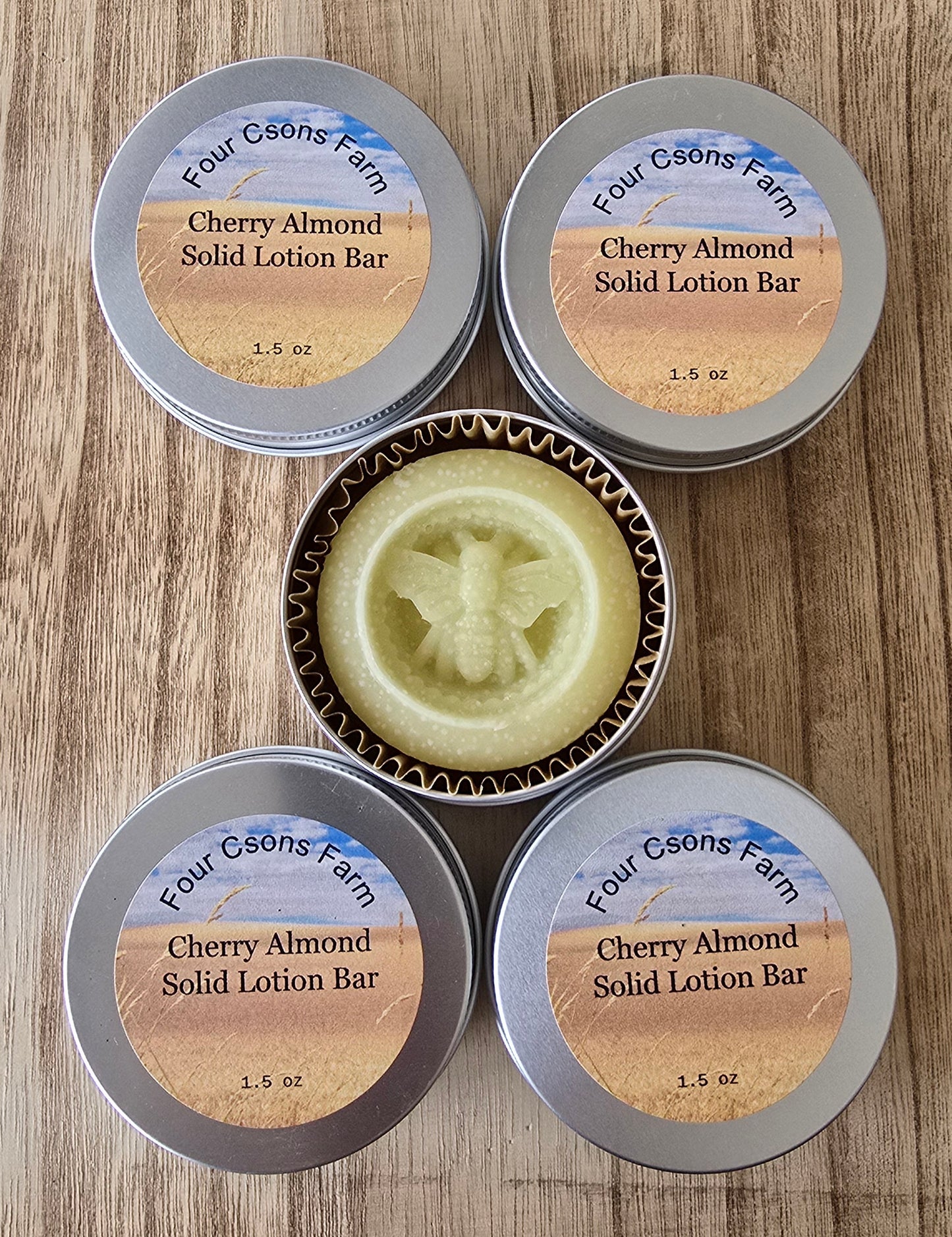Cherry Almond lotion bar