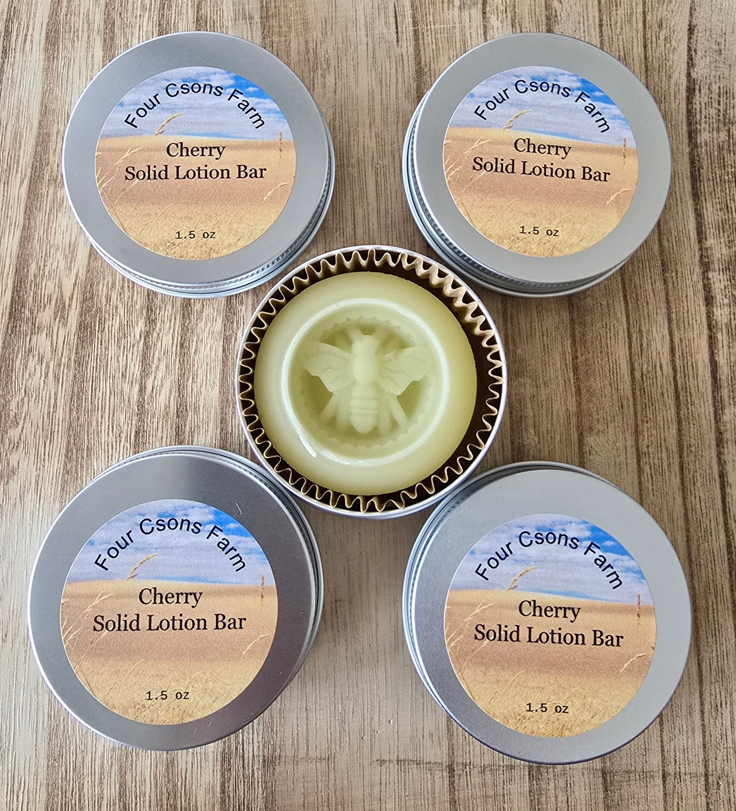Cherry lotion bar