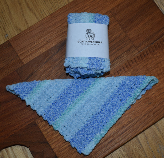 Blue Washclothes